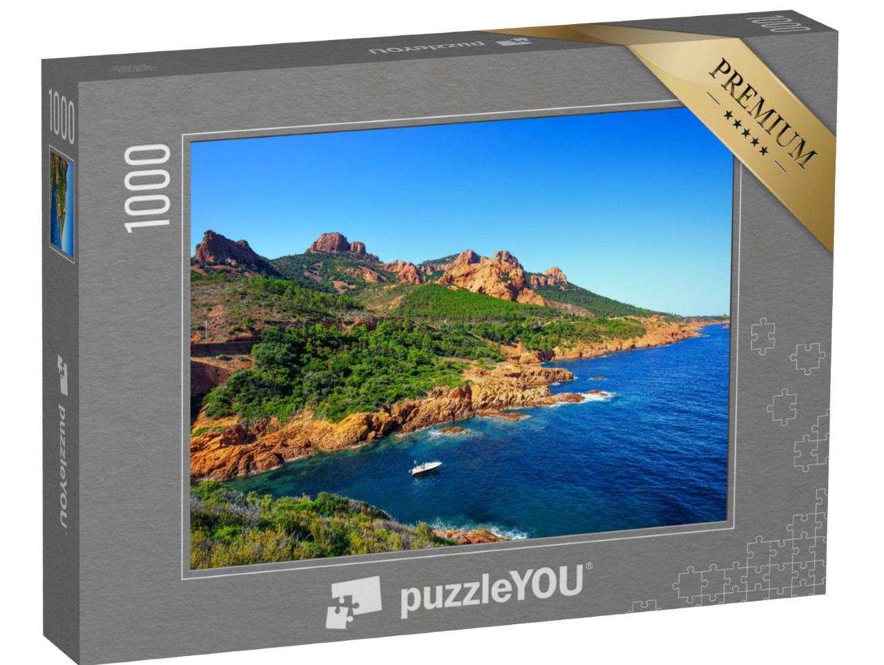 Puzzle de 1000 pièces « Esterel méditerranéen près de Cannes Saint Raphael, Provence »