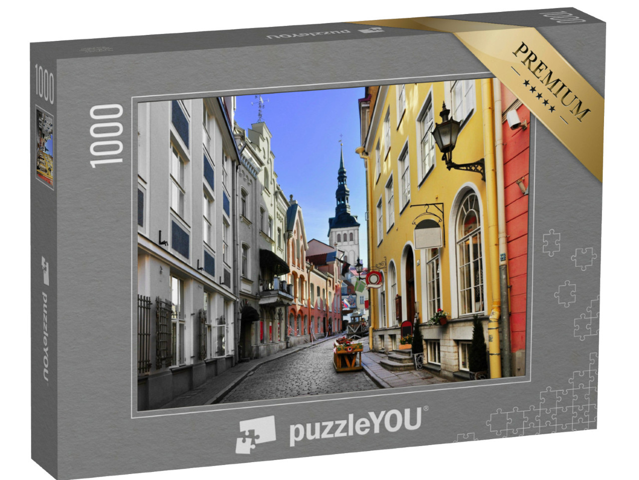 Puzzle de 1000 pièces « Vieille ville pittoresque de Tallinn, Estonie »