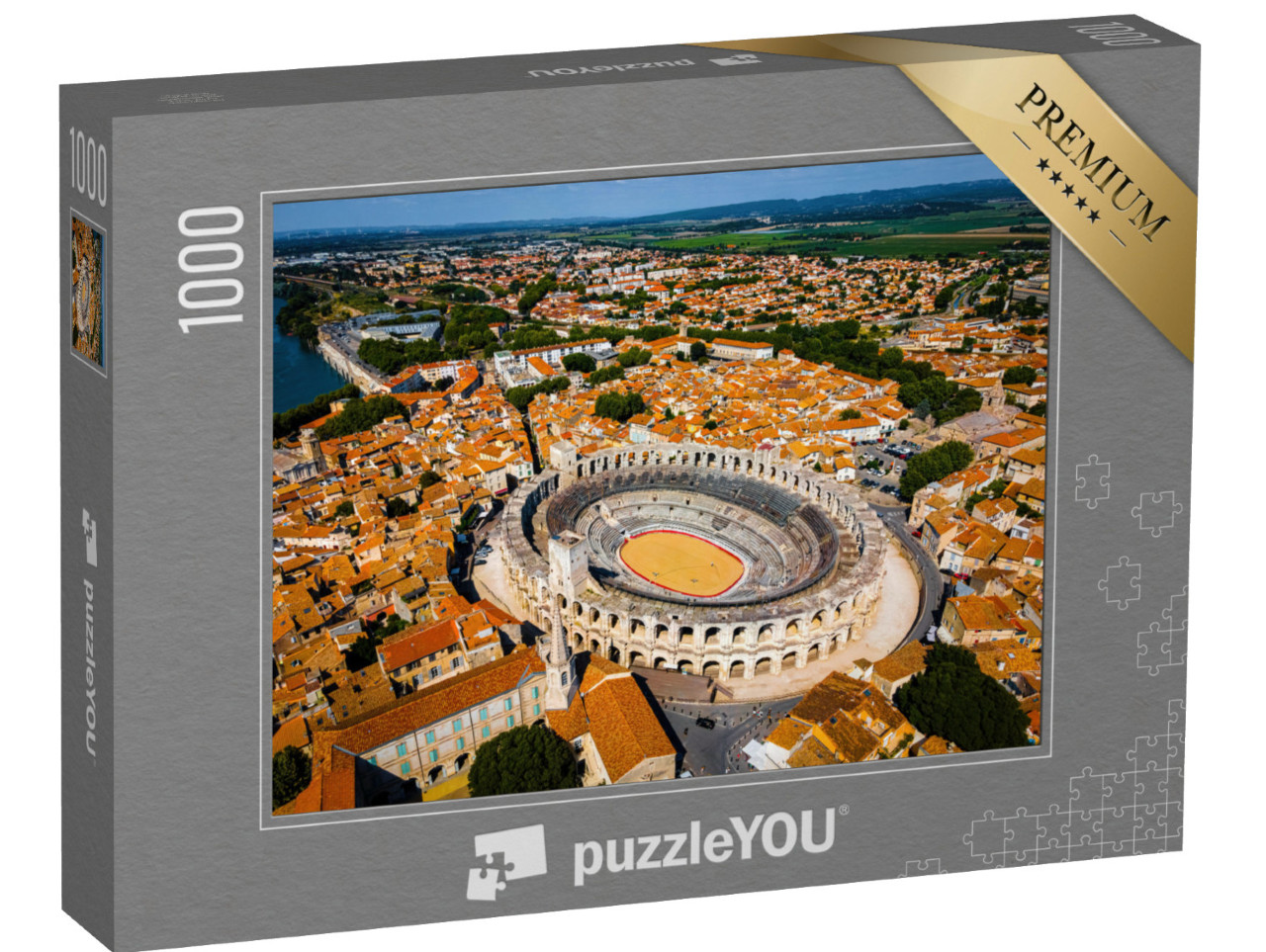 Puzzle de 1000 pièces « Vue aérienne d'Arles »