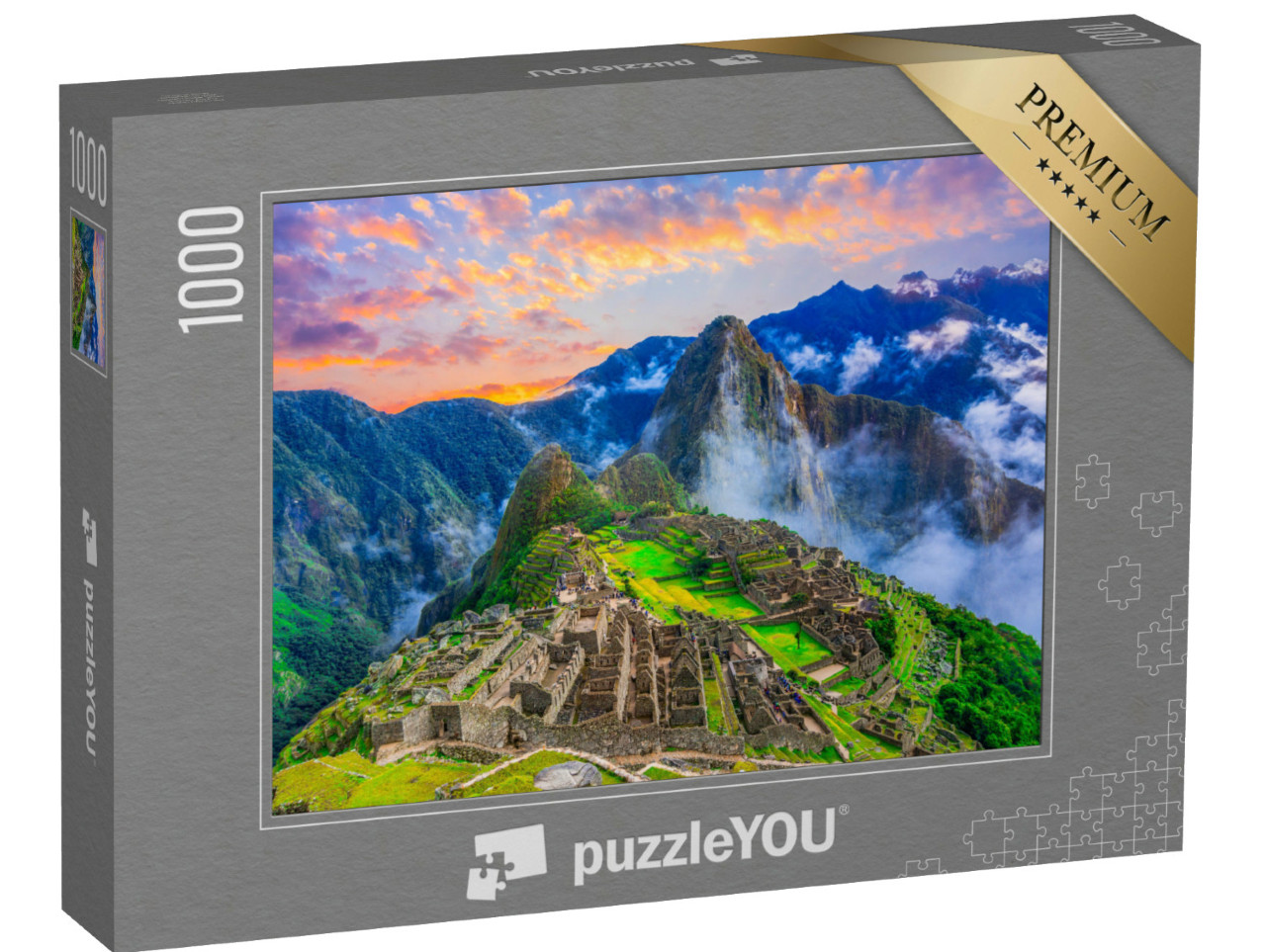 Puzzle de 1000 pièces « Machu Picchu, Cusco, Pérou : la cité perdue des Incas »