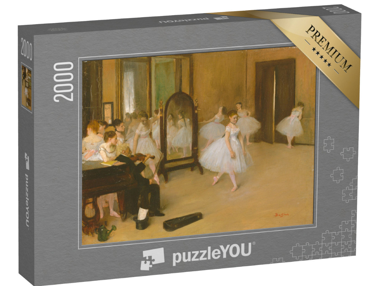 Puzzle de 2000 pièces « Edgar Degas - Le cours de danse »