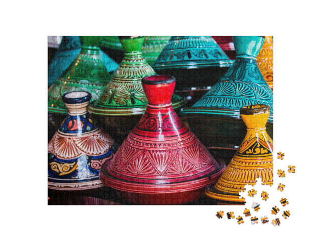 Puzzle de 1000 pièces « Tajine en céramique, Maroc »