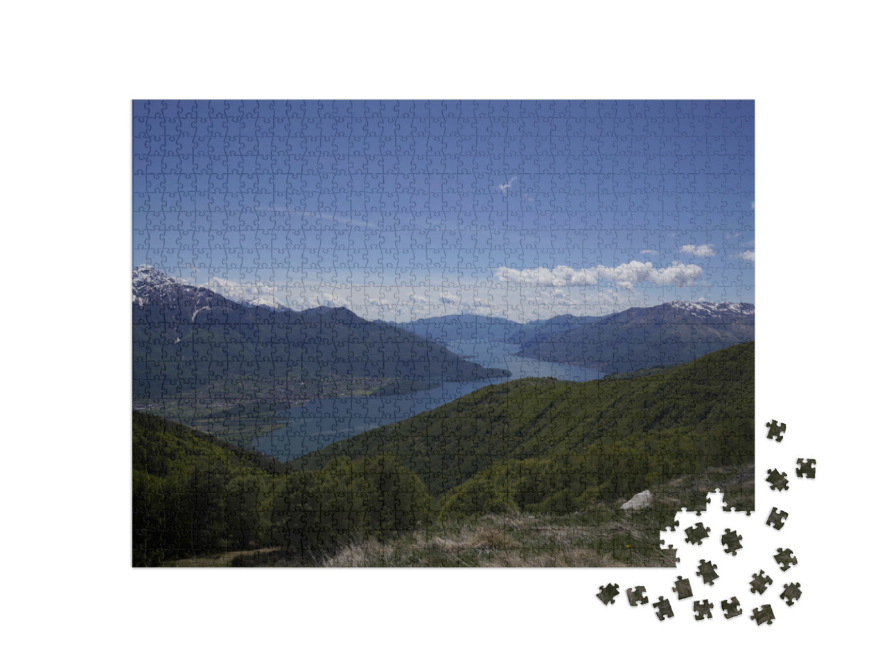 Puzzle de 1000 pièces « Lago di Como, le lac italien »