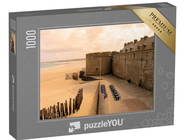 Puzzle de 1000 pièces « Anciens remparts de la ville de Saint-Malo, France »