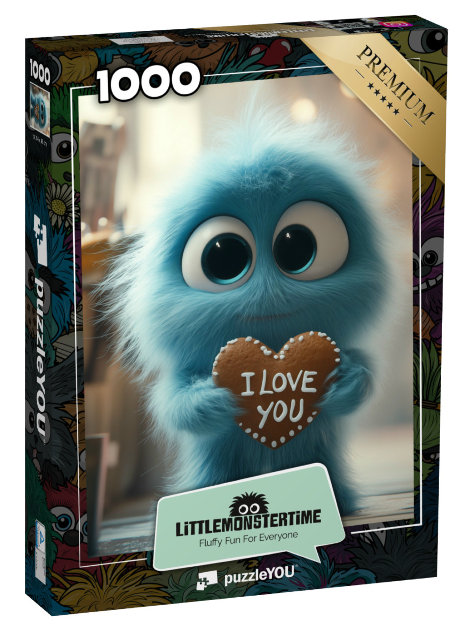 Puzzle de 1000 pièces « LITTLEMONSTERTIME: I Love You »