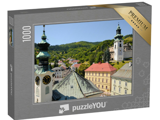 Puzzle de 1000 pièces « Ville pittoresque de Banska Stiavnica, Slovaquie »