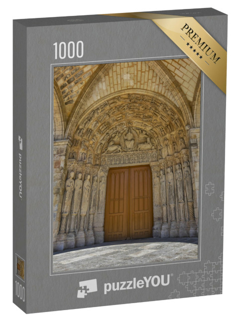 Puzzle de 1000 pièces « Cathédrale St-Julien du Mans, région Pays de la Loire en France »