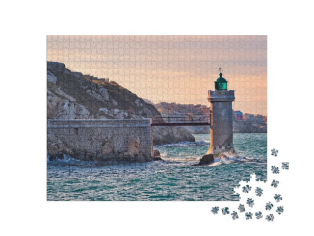 Puzzle de 1000 pièces « Phare de Marseille, France »