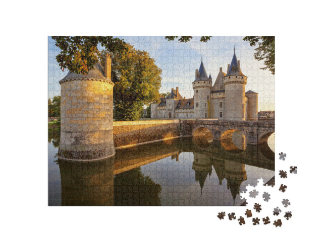 Puzzle de 1000 pièces « Sully-sur-loire, France - Château dans la vallée de la Loire »