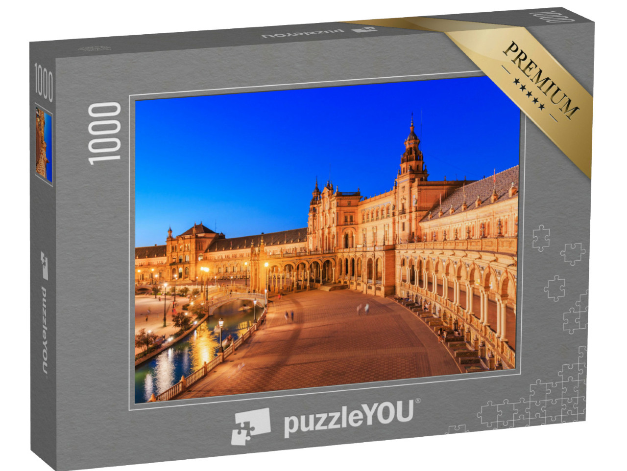 Puzzle de 1000 pièces « Séville, Espagne, Plaza de España »