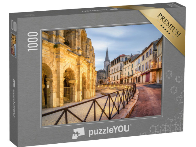 Puzzle de 1000 pièces « Amphithéâtre et vieille ville d'Arles, France »