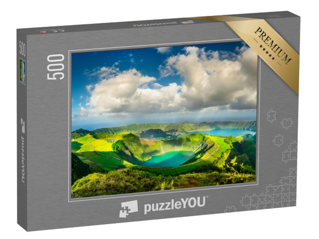 Puzzle de 500 pièces « Les lacs bleus et verts, Açores »