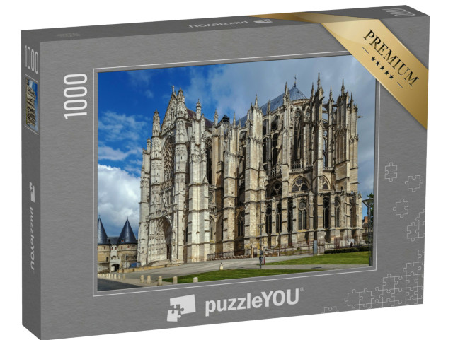 Puzzle de 1000 pièces « La cathédrale Saint-Pierre de Beauvais dans le nord de la France. »