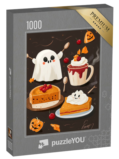 Puzzle de 1000 pièces « Fantôme avec friandises »