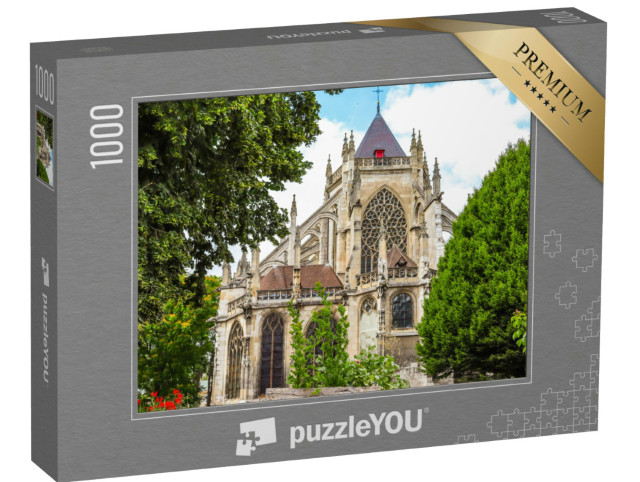 Puzzle de 1000 pièces « Eglise Saint Etienne ou église Saint Etienne, ancienne église catholique, Beauvais, France »