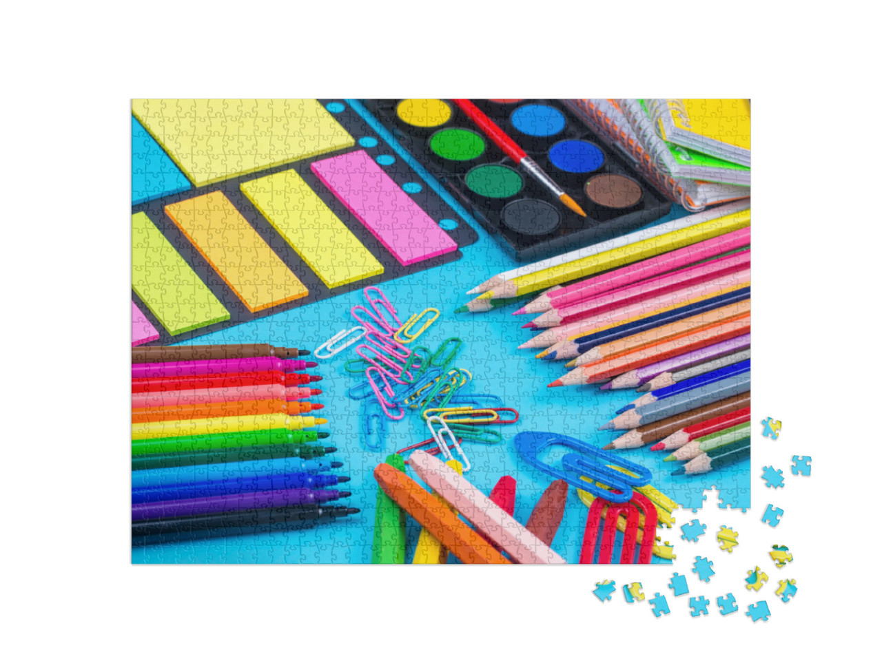 Puzzle de 1000 pièces « Crayons de couleur »
