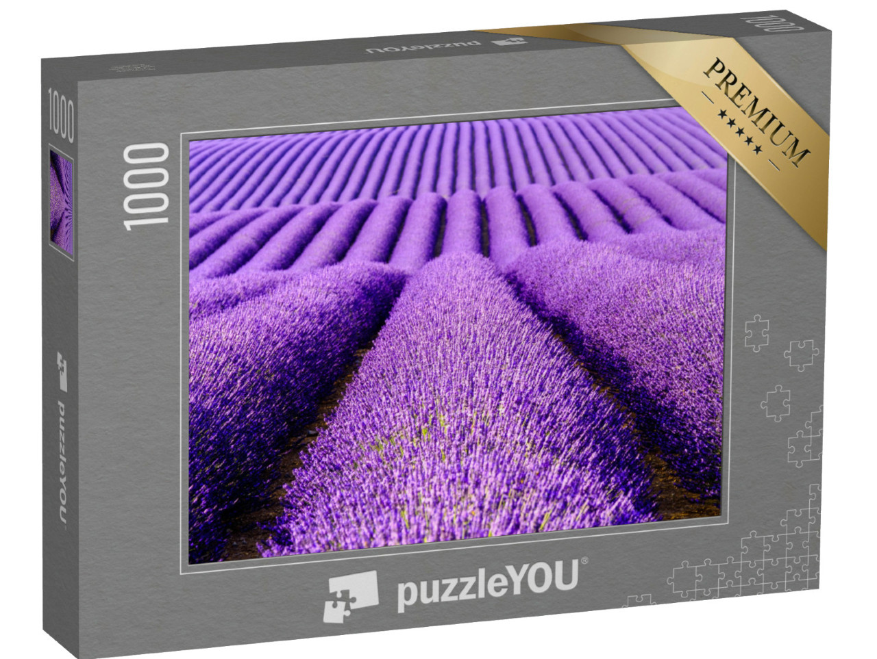 Puzzle de 1000 pièces « Fleurs de lavande sur le plateau de Valensole, Provence, France »