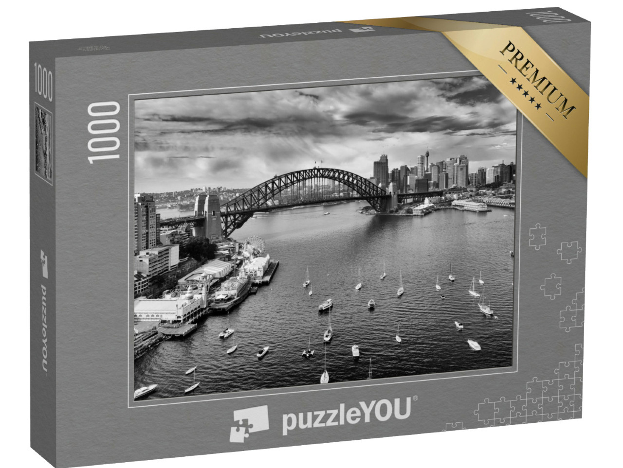 Puzzle de 1000 pièces « Sydney, au centre du Harbour Bridge »