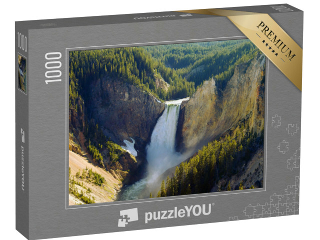 Puzzle de 1000 pièces « Grand canyon du parc national de Yellowstone »