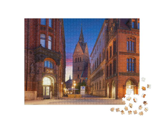 Puzzle de 1000 pièces « Vieille ville de Hanovre, Allemagne »