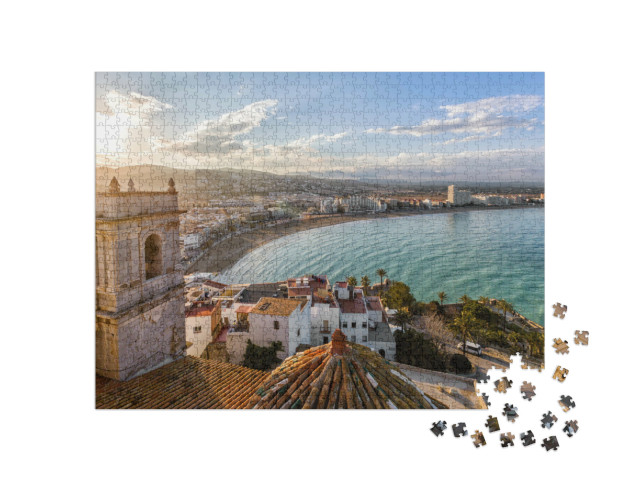 Puzzle de 1000 pièces « Ville côtière romantique, Valence, Espagne »