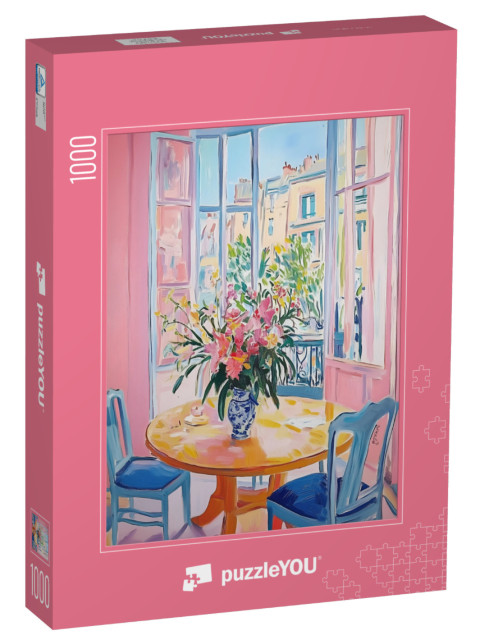 Puzzle de 1000 pièces « Une table pleine d'amour »