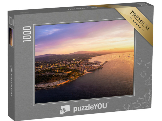 Puzzle de 1000 pièces « Saint-Tropez au coucher du soleil, Hollidays été 2021 »