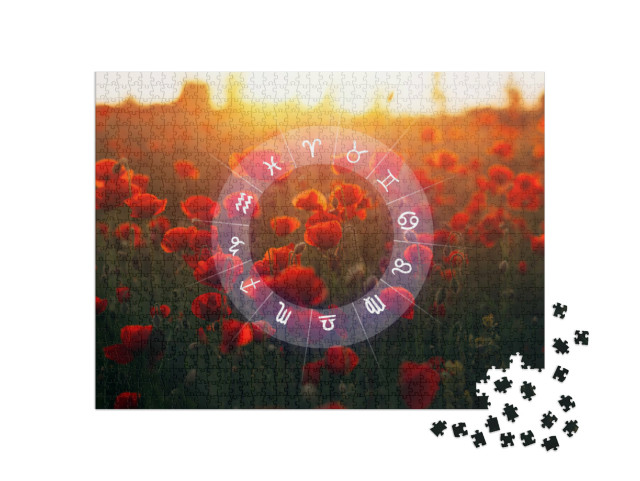 Puzzle de 1000 pièces « Horoscope Astrologie Signes du zodiaque »