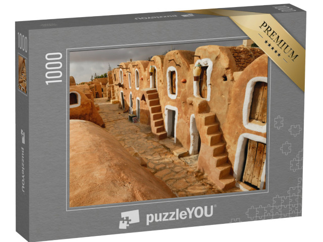 Puzzle de 1000 pièces « Grenier à blé tunisien, Ksar Ouled Debbab, Tataouine, Tunisie »