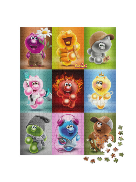 Puzzle de 1000 pièces « Gelini Collage »