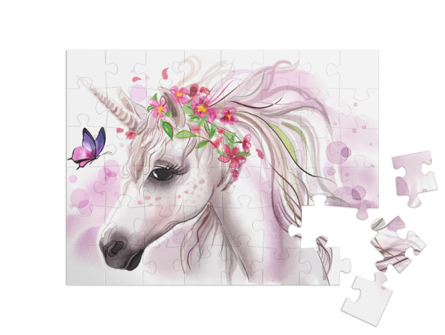 Puzzle de 48 pièces « Licorne »