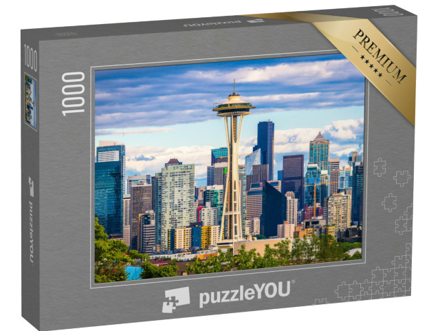 Puzzle de 1000 pièces « Skyline de Seattle, Washington »