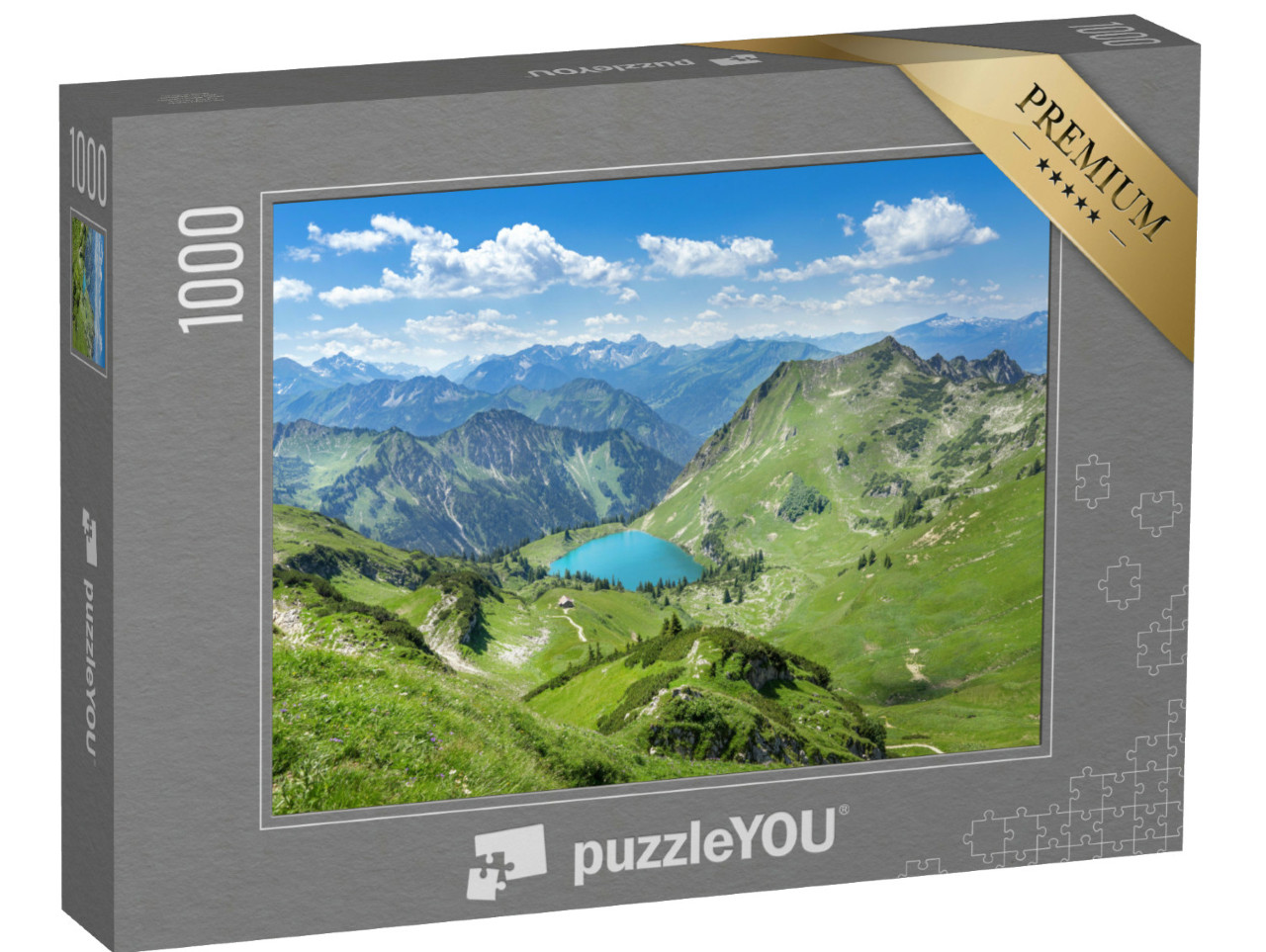 Puzzle de 1000 pièces « Le lac Seealp »