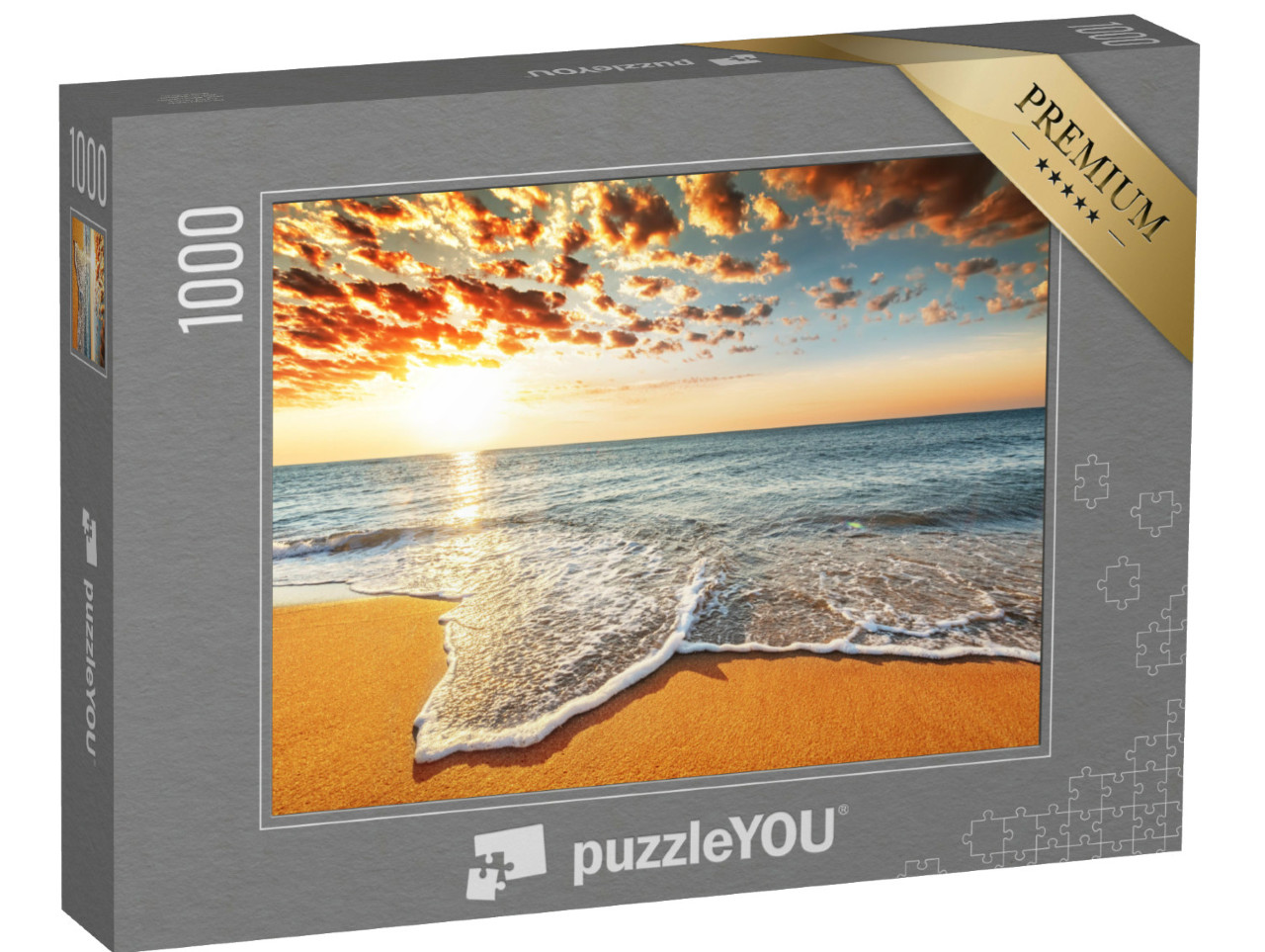 Puzzle de 1000 pièces « Lever de soleil sur l'océan »