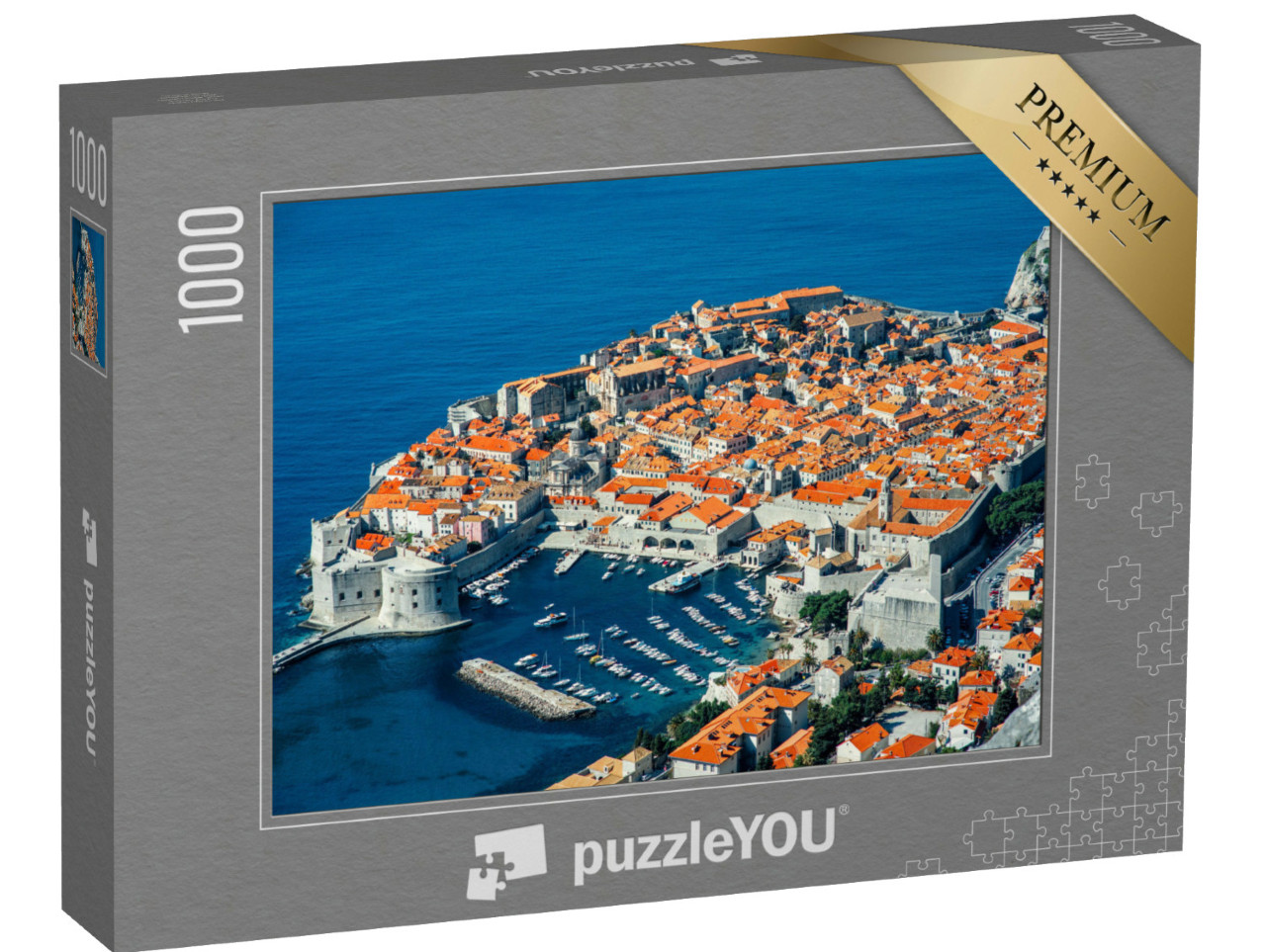 Puzzle de 1000 pièces « Dubrovnik vue d'en haut, Croatie »
