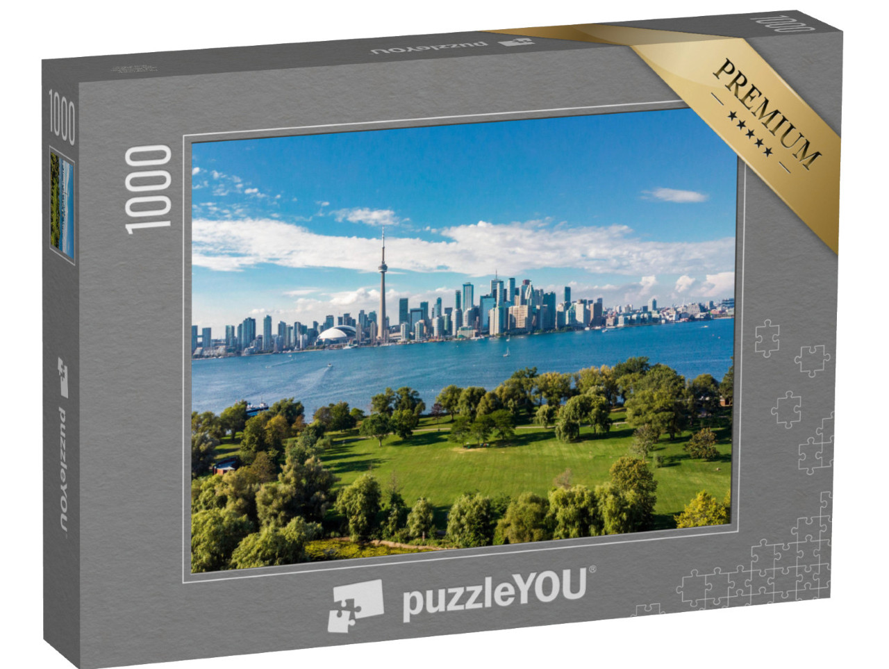 Puzzle de 1000 pièces « Skyline de Toronto et lac Ontario, Canada »