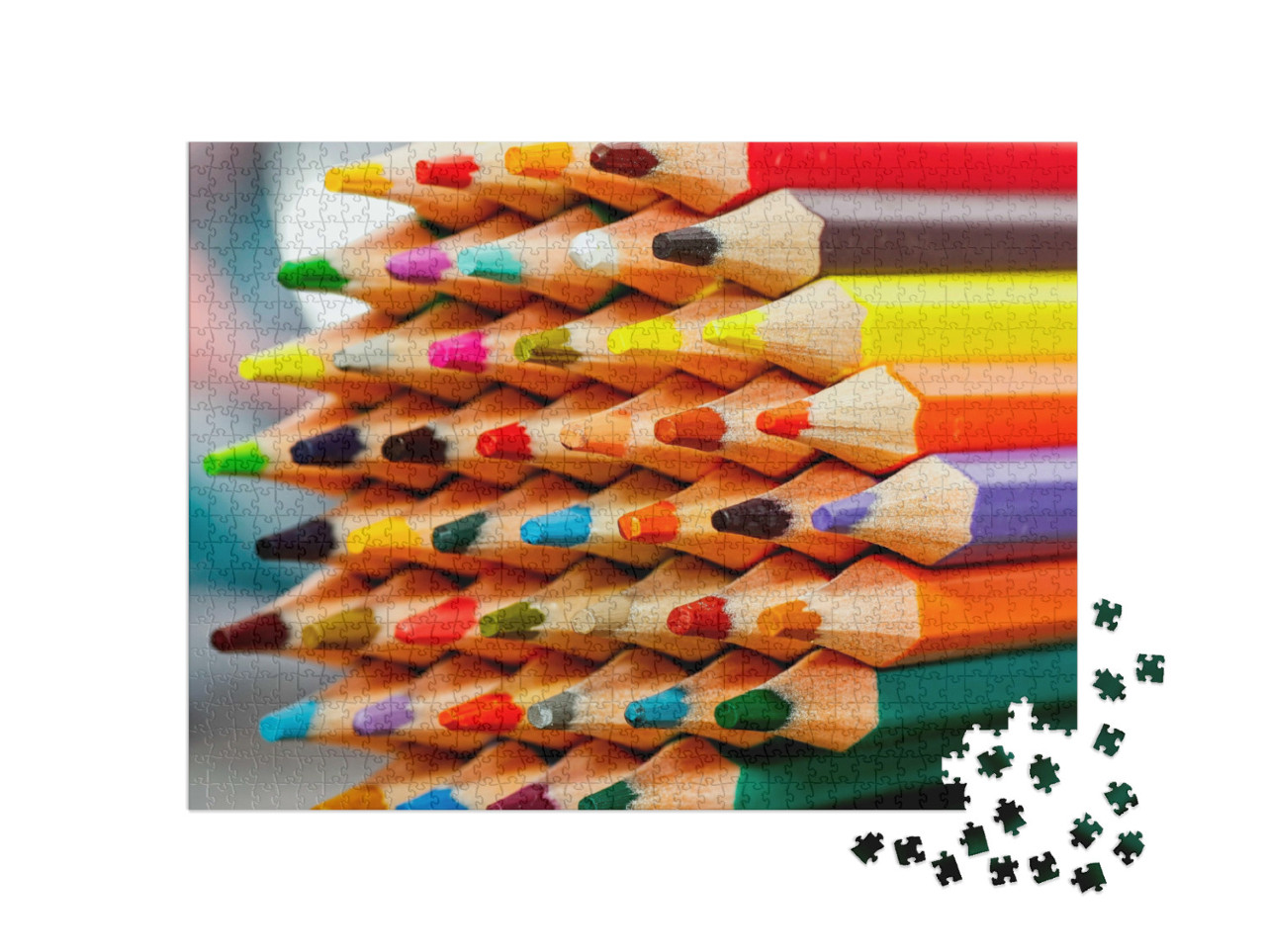 Puzzle de 1000 pièces « Crayons de couleur »