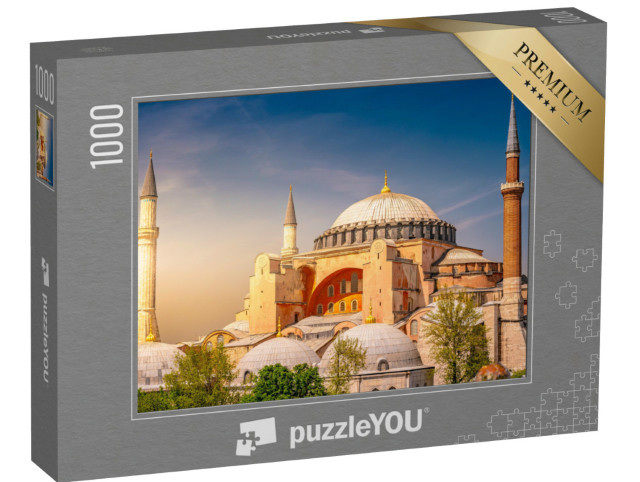 Puzzle de 1000 pièces « L'impressionnante basilique Sainte-Sophie, célèbre symbole d'Istanbul »