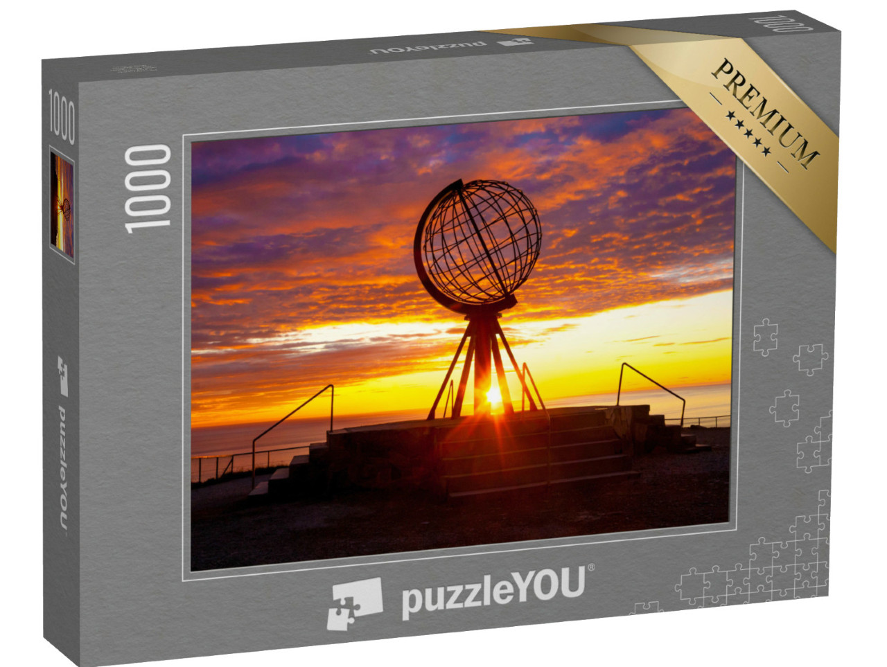 Puzzle de 1000 pièces « Lever de soleil au Cap Nord »