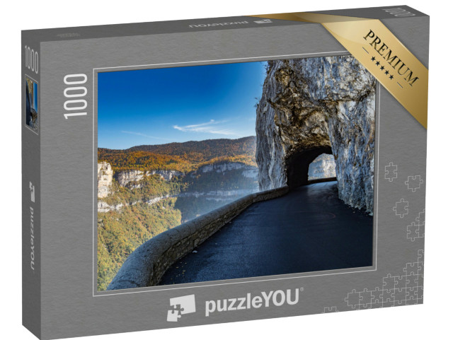 Puzzle de 1000 pièces « Vercors en France - vue sur Combe Laval, Col del la Machine »