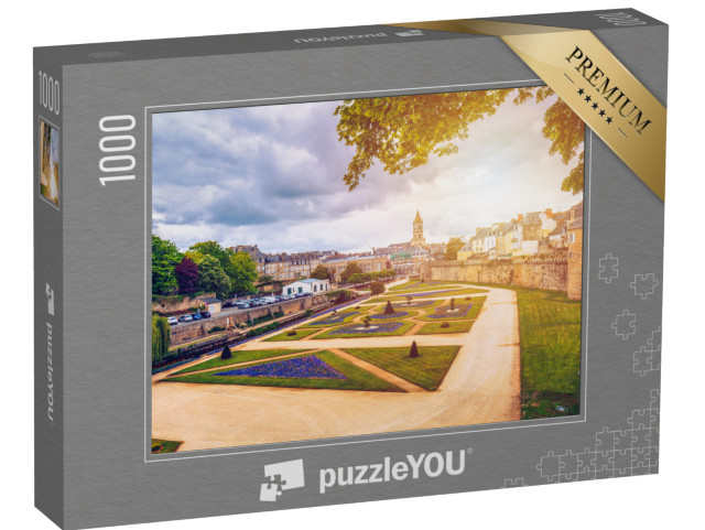 Puzzle de 1000 pièces « Vannes, une ville médiévale de Bretagne (France). »