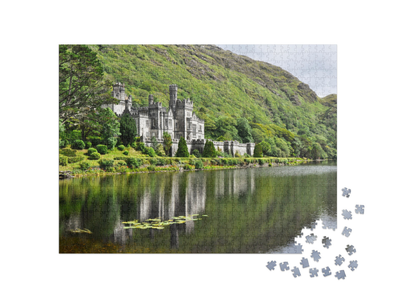 Puzzle de 1000 pièces « Abbaye de Kylemore, Galway, Irlande »