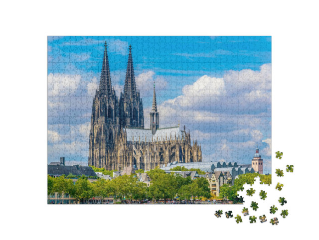 Puzzle de 1000 pièces « Magnifique cathédrale de Cologne, Allemagne »