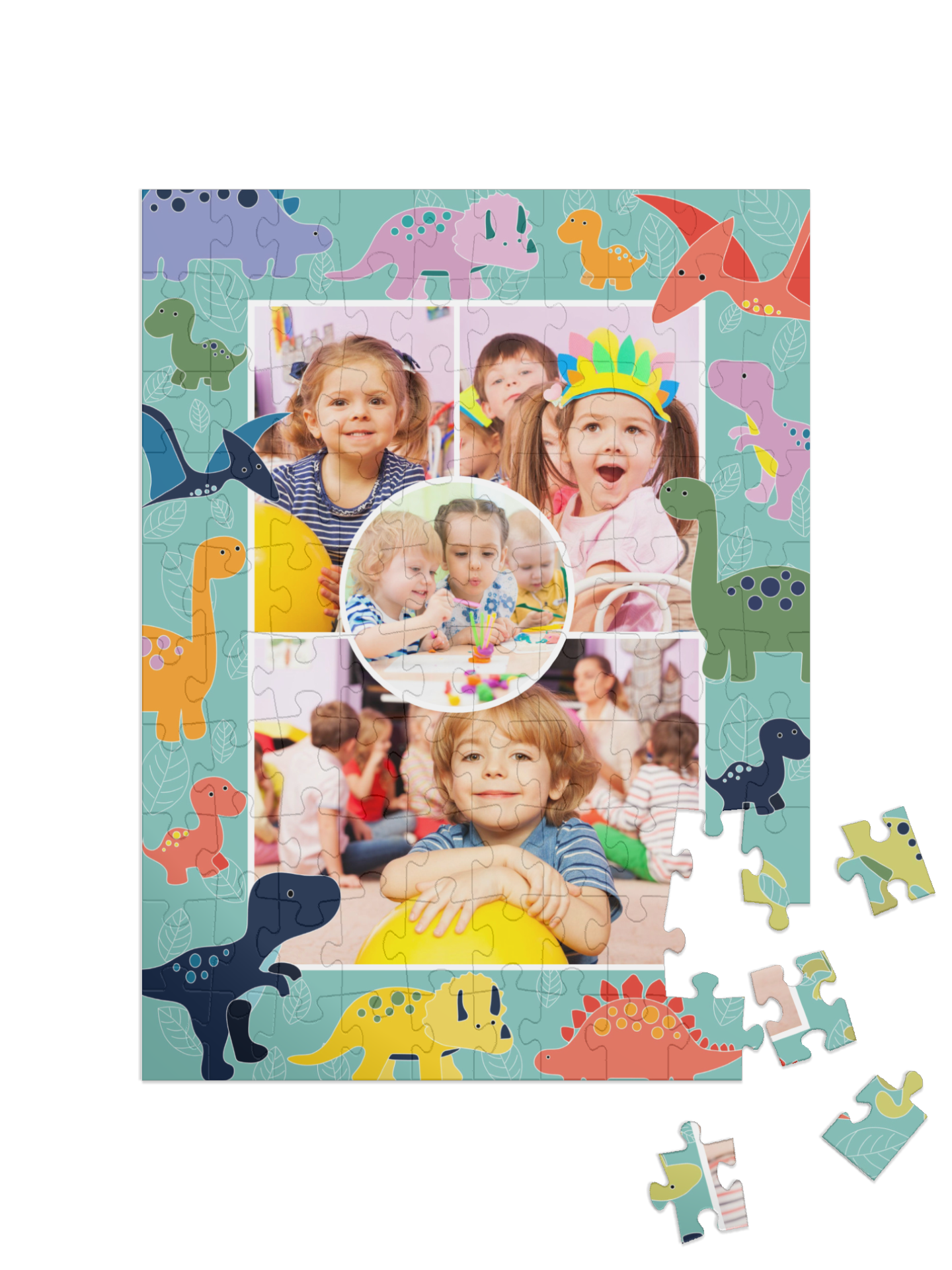 „Jeu de coloriage“ pêle-mêle portrait