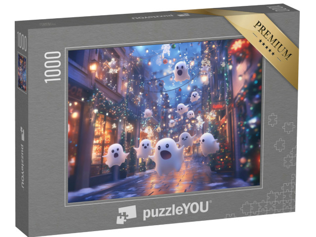 Puzzle de 1000 pièces « Ville hantée »