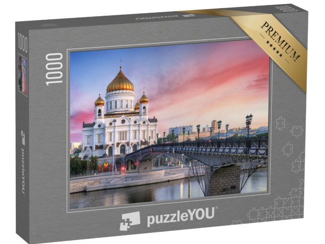 Puzzle de 1000 pièces « Cathédrale du Christ-Sauveur à Moscou, Russie »