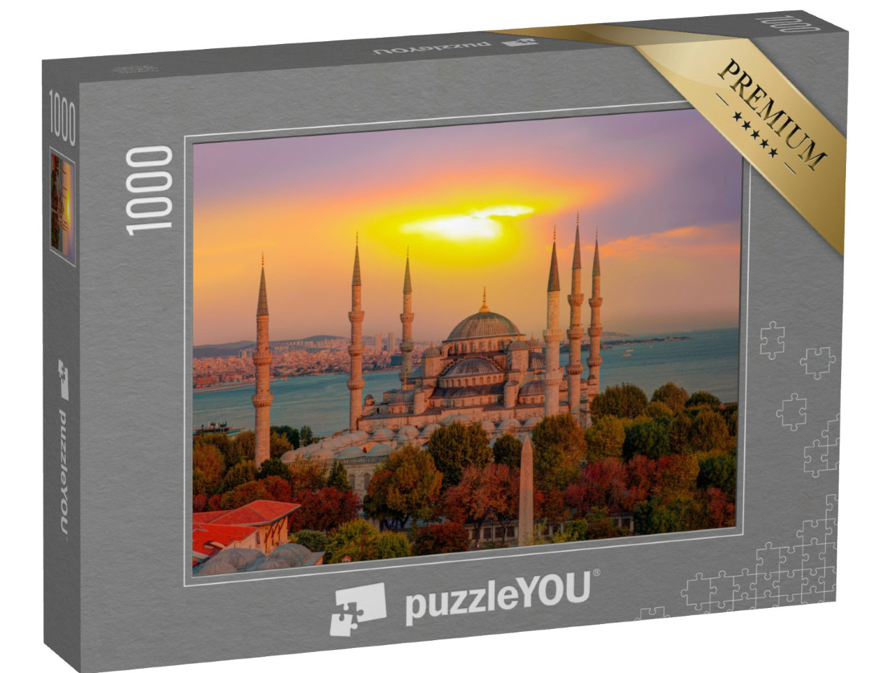 Puzzle de 1000 pièces « La Mosquée Bleue, Istanbul, Turquie. »