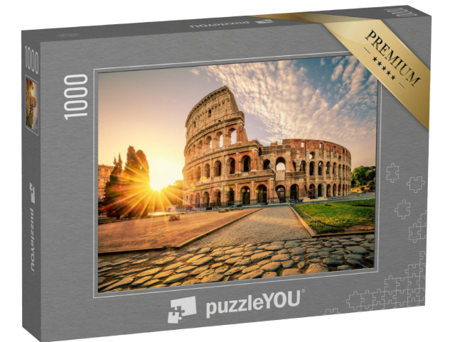 Puzzle de 1000 pièces « Colisée au lever du soleil, Rome, Italie »