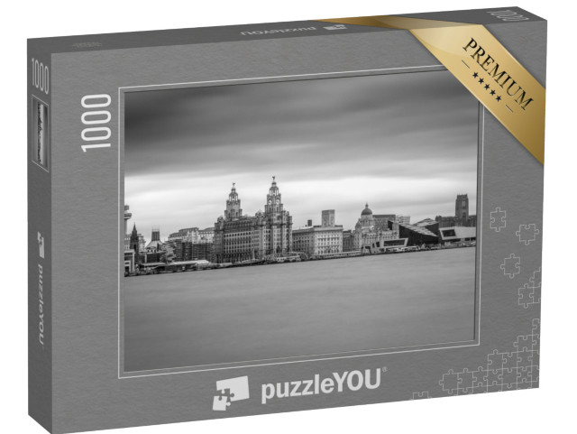 Puzzle de 1000 pièces « Le quartier portuaire Merseysidel de Liverpool, Angleterre »