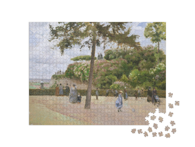 Puzzle de 1000 pièces « Camille Pissarro - Le jardin public de Pontoise »